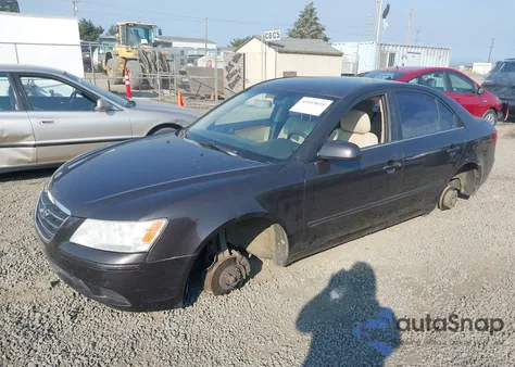2009 Hyundai Sonata Gls z USA, uszkodzony, nr VIN 5NPET46C19H465005